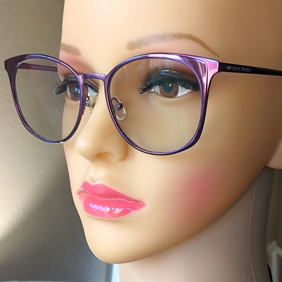 michael kors glasses frames purple